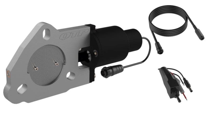 QTP QTEC225 2.25in Bolt-On QTEC Electric Cutout Valve - Single