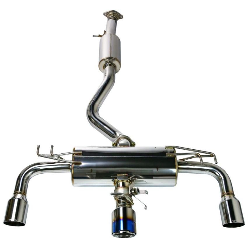 Remark RK-C3076T-05 2023+ Toyota GR Corolla Elite Spec Cat-Back Exhaust w/ Outer Polished & Center Burned TI Tips