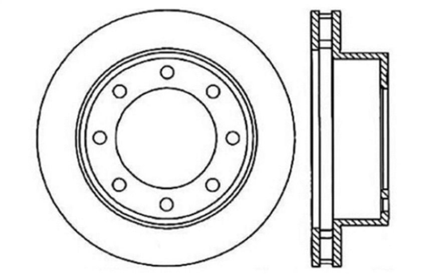 Stoptech 128.65086L Drilled Sport Brake Rotor