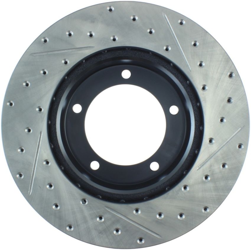 Stoptech 127.44086R Slotted & Drilled Sport Brake Rotor