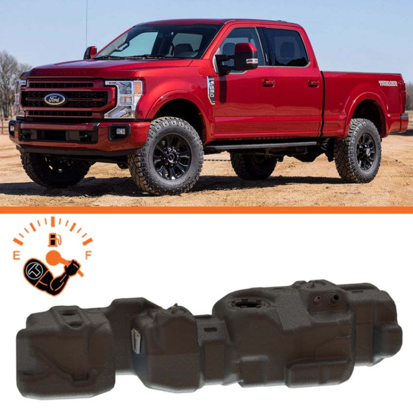 Titan Fuel Tanks 7020217 17-24 Ford F-250/F-350 PowerStroke Crew Cab Short Bed 55 Gallon XXL Mid-Ship Tank