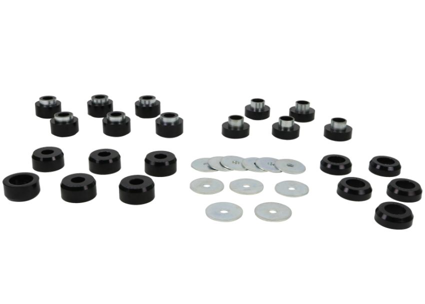 Whiteline W93547 1997-2006 Jeep Wrangler Body Mount Bushing Set