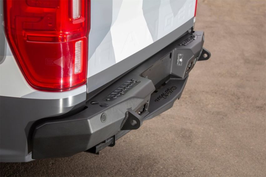 Addictive Desert Designs R221231280103 2019 Ford Ranger Stealth Fighter Rear Bumper w/ Backup Sensor Holes