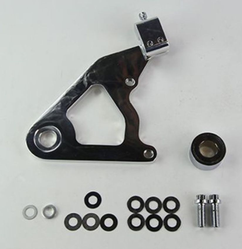 Wilwood 250-8036-P Caliper Mounting Kit Polished w/Bracket GP310 2000-Present Softail