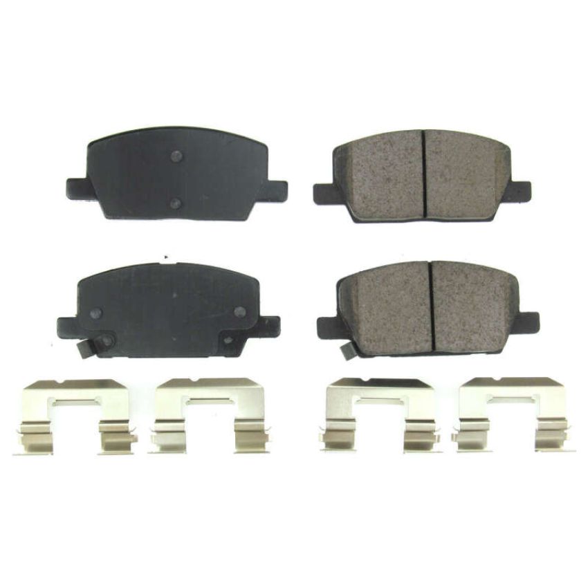 PowerStop 17-2019 PowerStop - Z17 Low-Dust Ceramic Brake Pads with Hardware