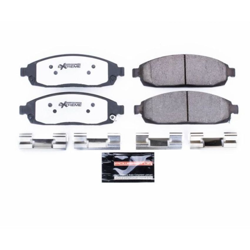 PowerStop Z26-1080 PowerStop - Z26 Performance Carbon-Fiber Ceramic Brake Pads with Hardware Kit