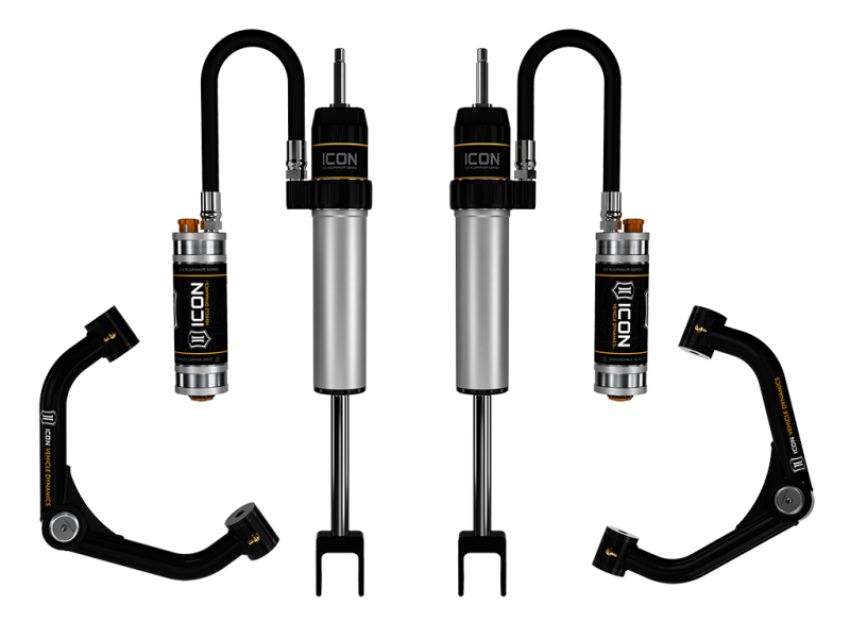 ICON 78735T 2020+ GM HD 0-2in 2.5 Series CDCV Shock System w/Tube UCA