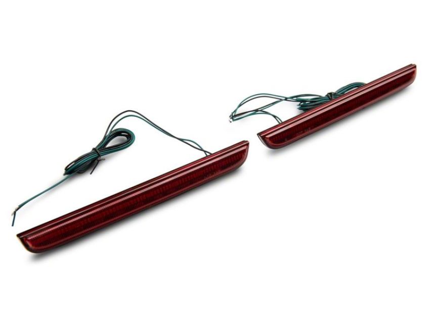 Raxiom CH6724 15-23 Dodge Challenger Axial Series LED Rear Bumper Reflector Lamps