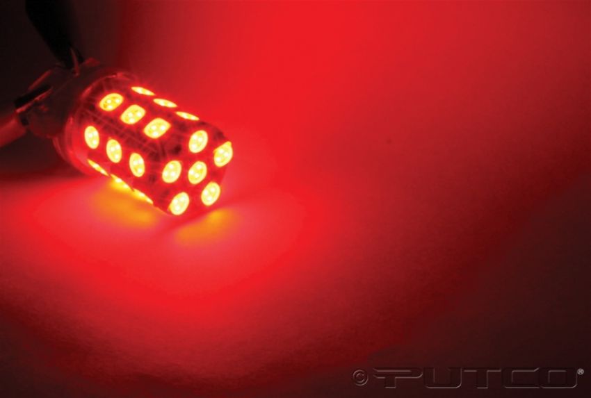 Putco 231156R-360 360 Deg. 1156 Bulb - Red LED 360 Premium Replacement Bulbs