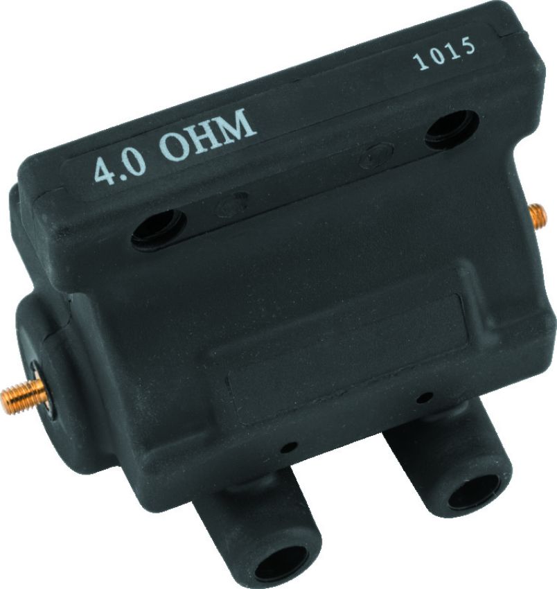 TwinPower 210071 Twin Power 80-84 Big Twin and XL Ignition Coil Black Replaces H-D 31609-80 4 Ohm Original Style
