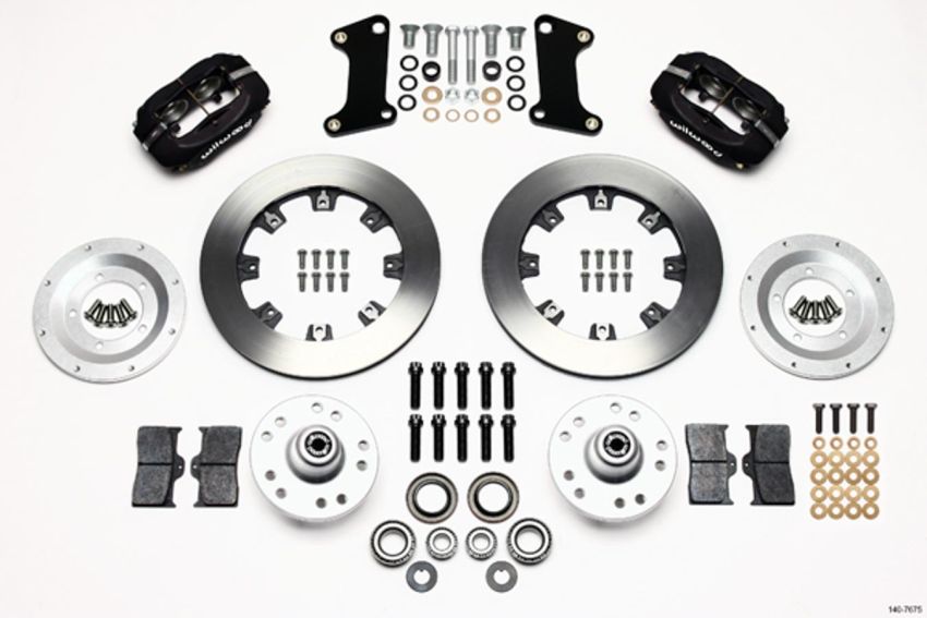 Wilwood 140-7675 Forged Dynalite Front Kit 12.19in 67-69 Camaro 64-72 Nova Chevelle