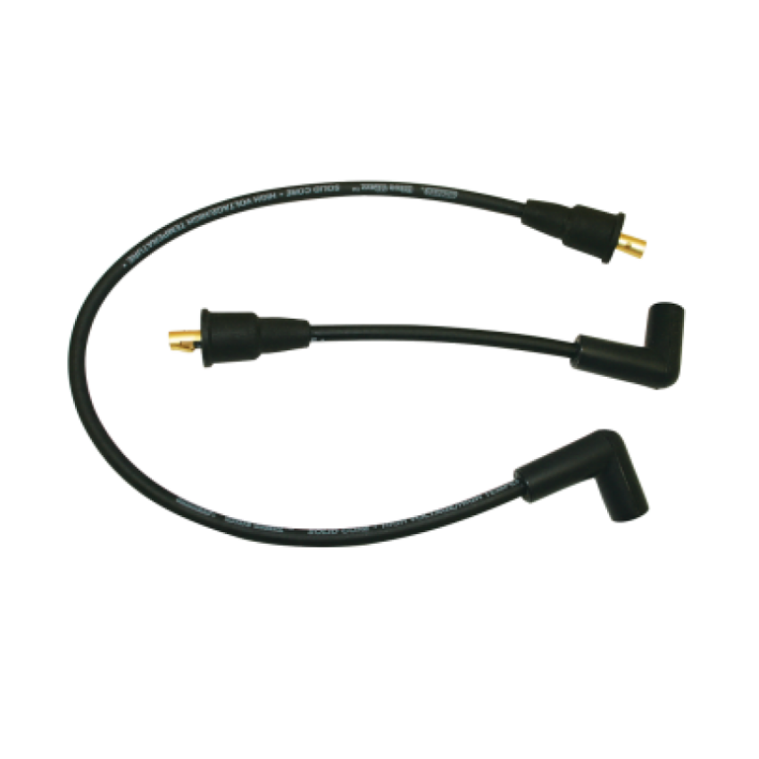 Moroso 27290 71-78 Harley-Davidson XL Solid Stainless Core Wire Set - Black