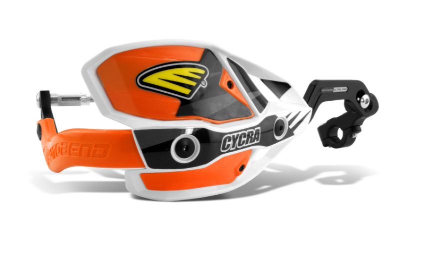 Cycra 1CYC-7407-22X CRM Ultra 7/8 in. Clamp w/White Shields/Orange Covers