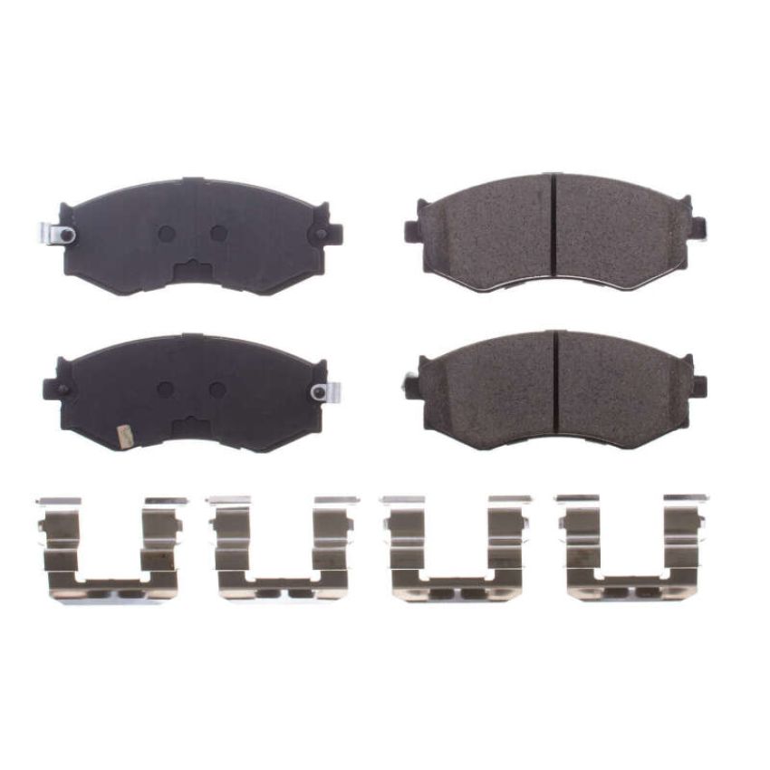 PowerStop 17-485 PowerStop - Z17 Low-Dust Ceramic Brake Pads with Hardware