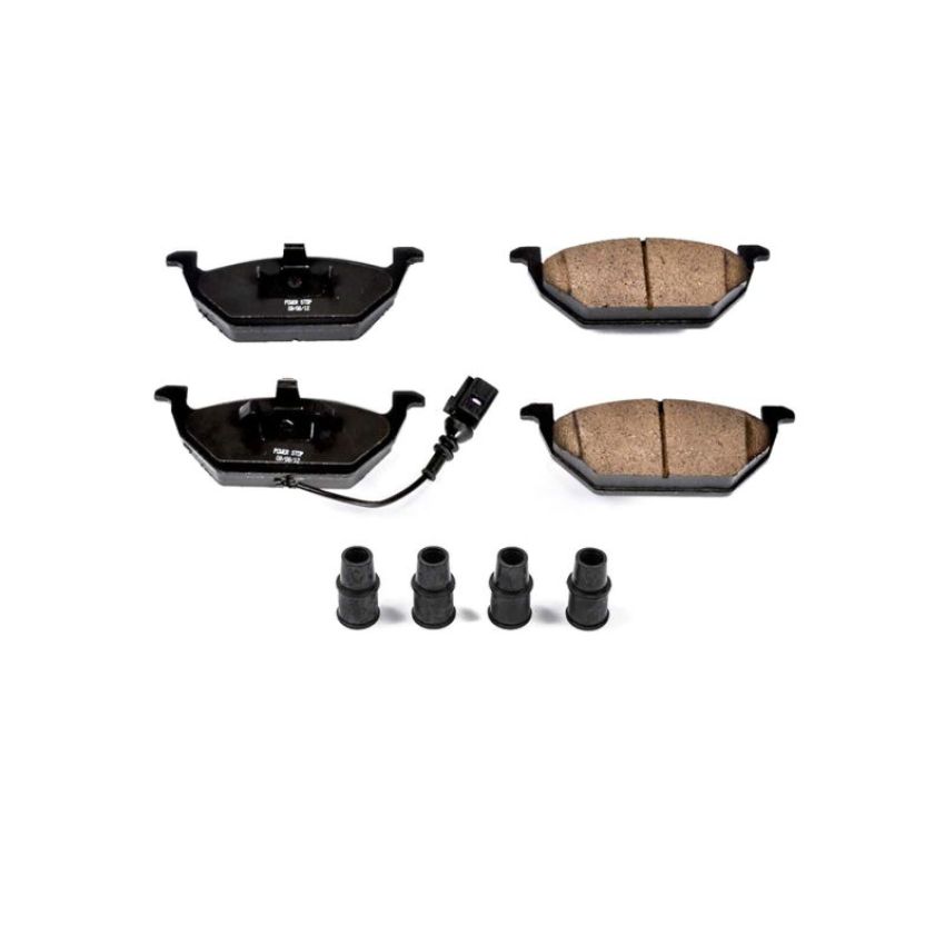 PowerStop 17-768A PowerStop - Z17 Low-Dust Ceramic Brake Pads with Hardware