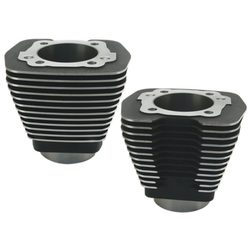 S&S Cycle 91-7700 84-99 BT w/ 96in Engines w/ Stock Heads 3-5/8in Bore Cylinders - Wrinkle Black