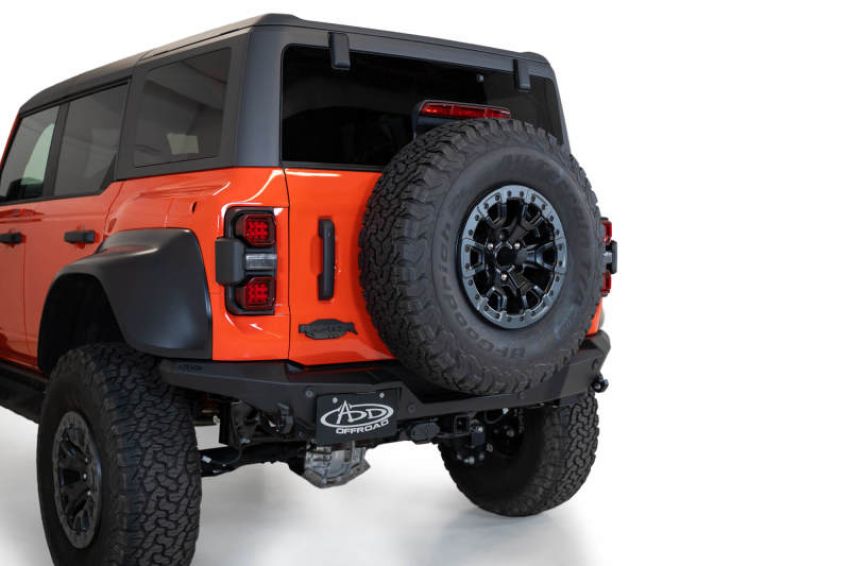 Addictive Desert Designs R26012NA0103 22-23 Ford Bronco Raptor Rock Fighter Rear Bumper