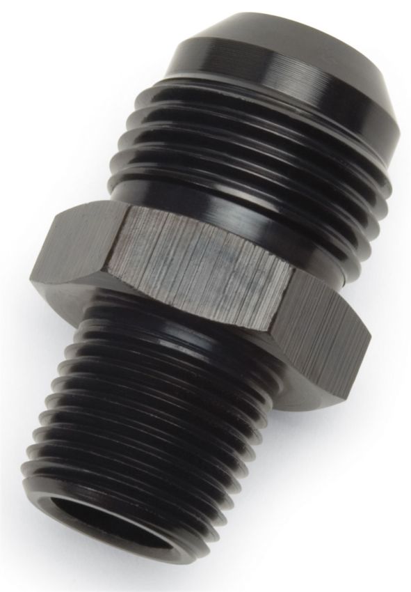 RUSSELL RUS670153 Adapter Ftg #6 to 1/2 NPT Str Black