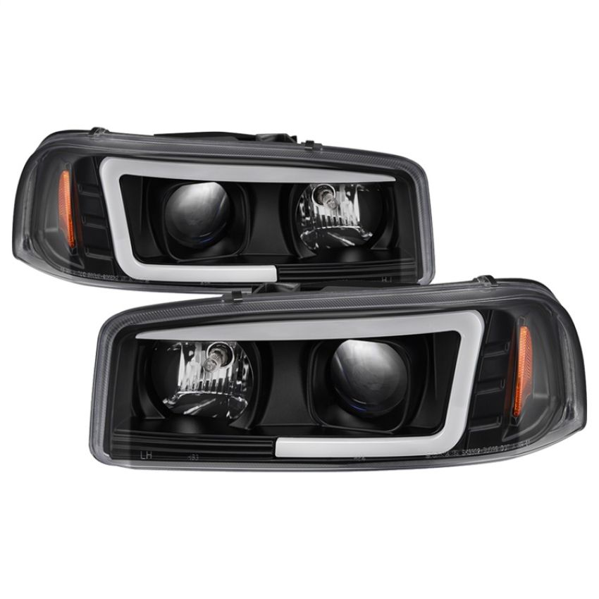 SPYDER 5084521 Projector Headlights - Version 2 - Light Bar DRL - Black