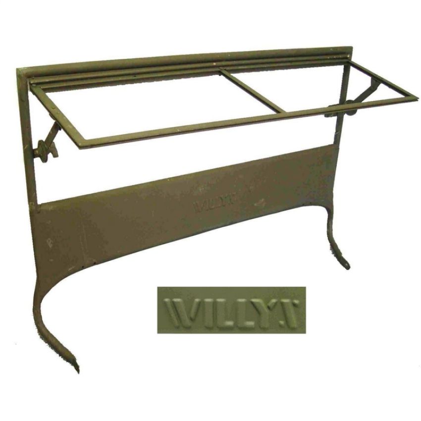 OMIX DMC-663628 Windshield Frame Willys Script 46-49 Willys CJ2A