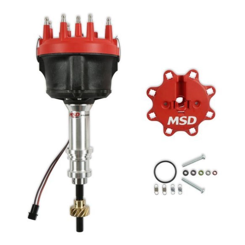 MSD IGNITION MSD85827 Billet Distributor SBF 302 w/Bronze Gear