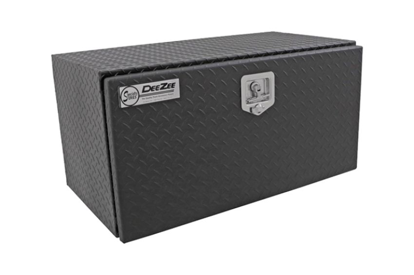 Dee Zee DZ77TB Deezee Universal Tool Box - Specialty Underbed Black BT Alum 36X20X18 (Txt Blk)