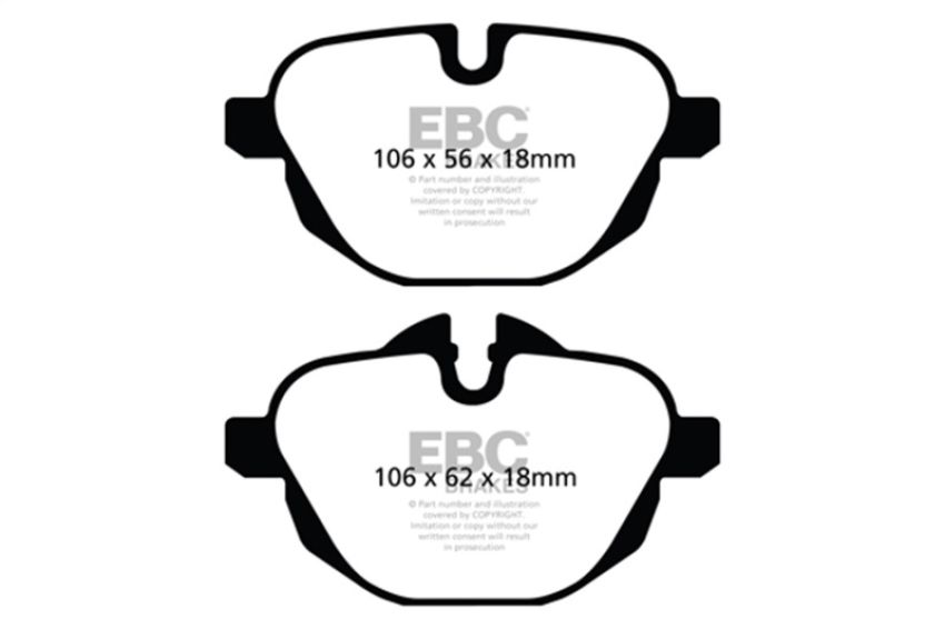 EBC Brakes DP52047NDX Bluestuff NDX Full Race Brake Pads