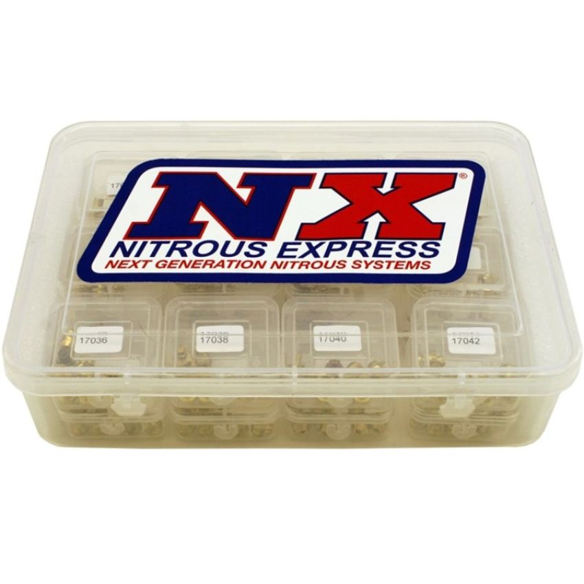 Nitrous Express 40001MP MASTER JET PACK (25 DIFFERENT JETS - 10 PER SIZE)