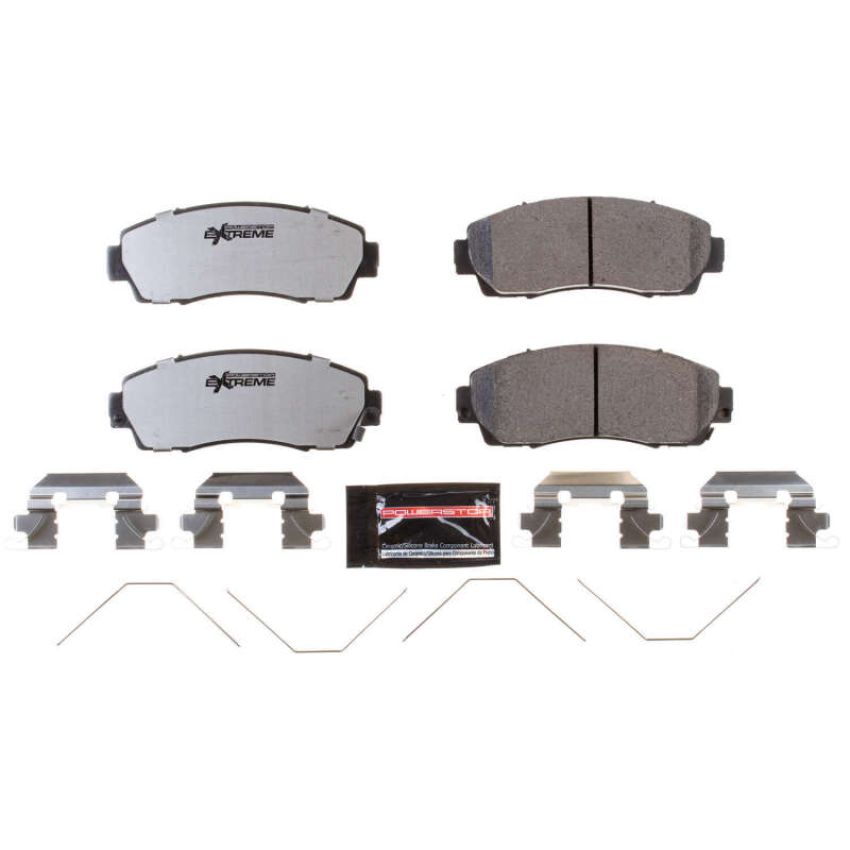 PowerStop Z26-1521 PowerStop - Z26 Performance Carbon-Fiber Ceramic Brake Pads with Hardware Kit