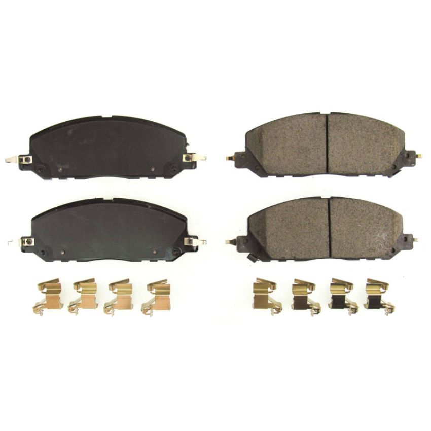 PowerStop 17-2229 PowerStop - Z17 Low-Dust Ceramic Brake Pads with Hardware