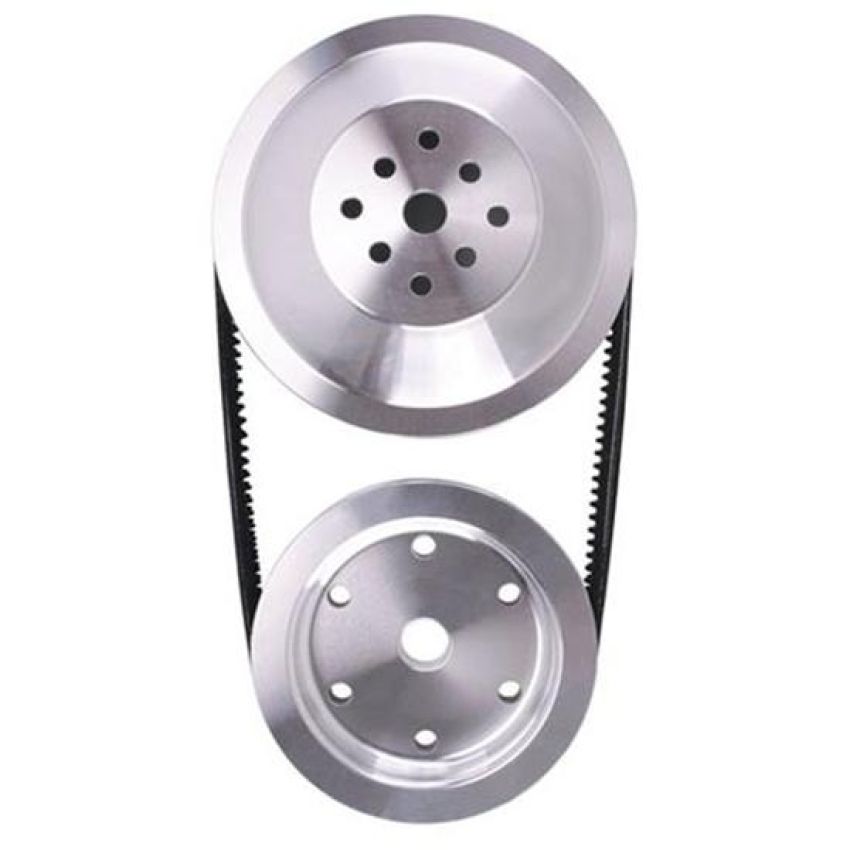AFCO RACING PRODUCTS AFC80061 Pulley Kit 20% Red. SBC Long Water Pump