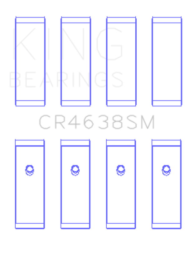 King Nissan MR18DE / MR20DE (Size STD) Rod Bearing Set