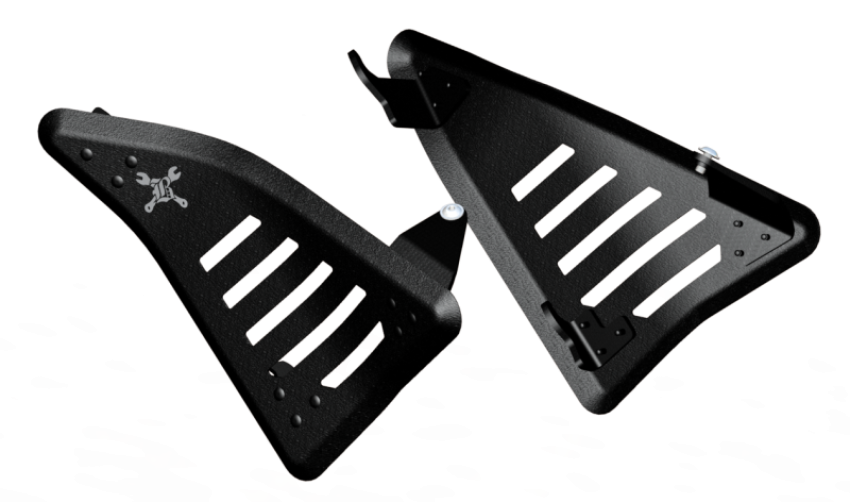 Burly Brand B10-3003TB 21-22 Rebel 1100 Slash Cut Side Panel Covers