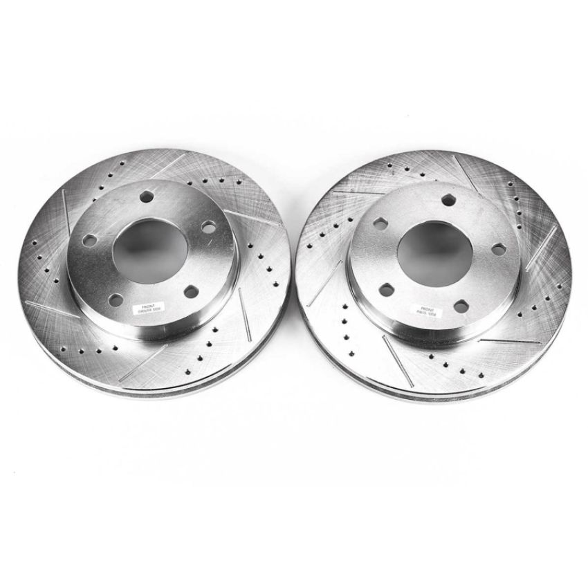 PowerStop AR8606XPR PowerStop Evolution Performance Drilled, Slotted & Plated Brake Rotor Pair