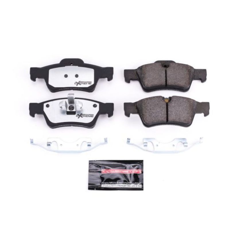 PowerStop Z26-1122 PowerStop - Z26 Performance Carbon-Fiber Ceramic Brake Pads with Hardware Kit