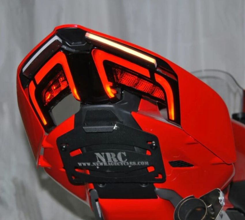 New Rage Cycles V4-FE-T-25 25+ Ducati V4 Panigale/V4 Streetfighter Fender Eliminator - Tucked