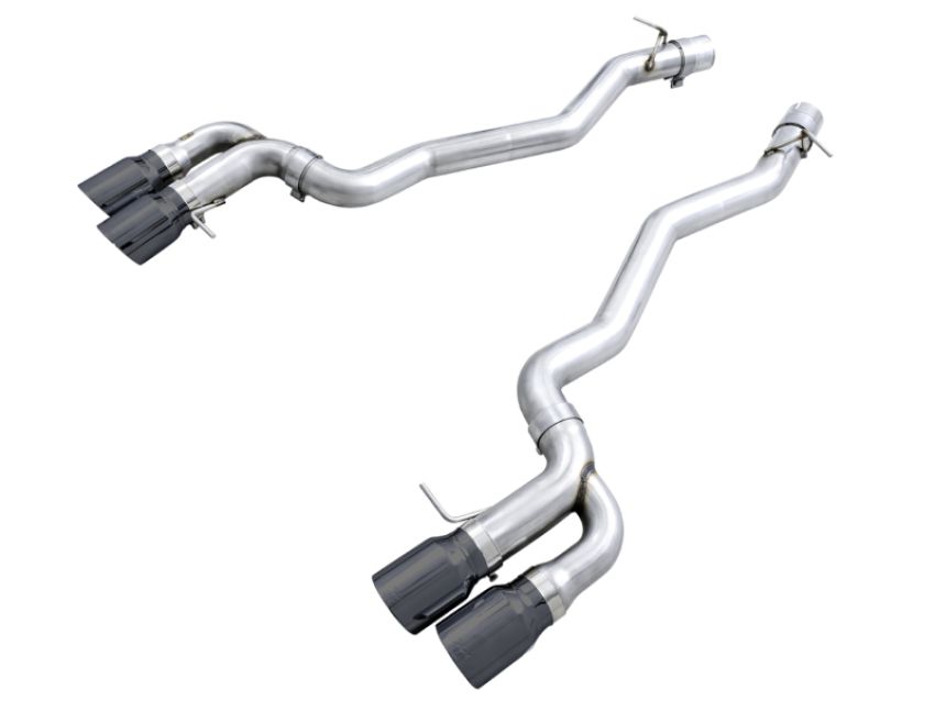 AWE Tuning 3020-43077 18-19 BMW F90 M5 Track Edition Axle-Back Exhaust- Black Diamond Tips