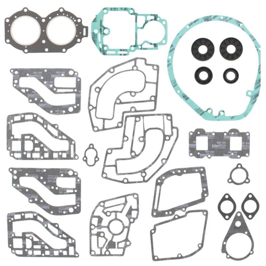 Vertex Pistons 611114 Vertex Gaskets 87-93 Yamaha 500 Wave Runner/Wave Jammer Complete Gasket Kit w/ Oil Seals