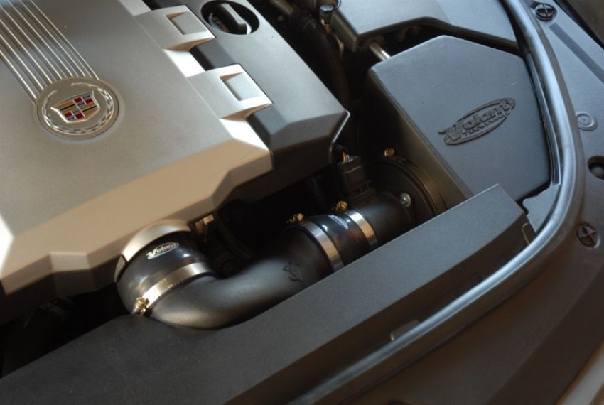 Volant 415536 Volant air intake systems utilize a high-velocity venturi filter adapter which provides a smooth transition through the MAF sensor into the intake tube for a much needed airflow improvement over the factory rubber tubing and resonator box.