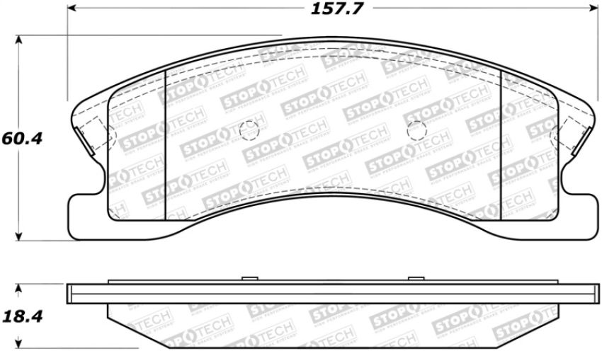 Stoptech 308.09450 Street Brake Pads