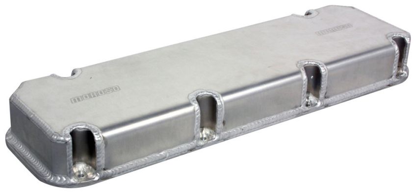MOROSO MOR68348 BBF Billet Rail Valve Covers - 2.5in Tall