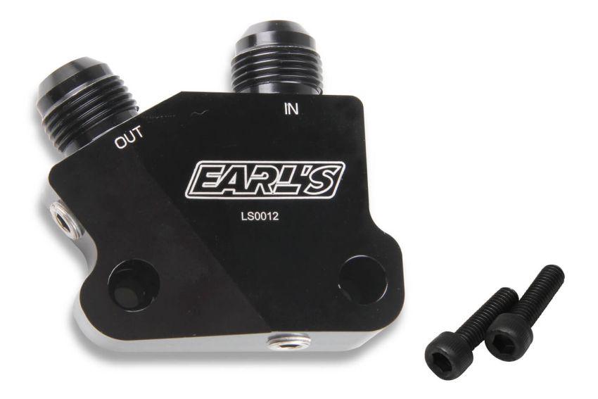 EARLS EARLS0012ERL GM LS Engine Oil Cooler Adapter