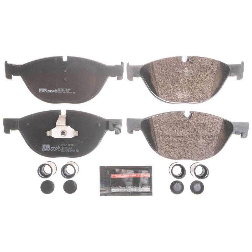 PowerStop ESP1525 EuroStop ECE-R90 Certified Brake Pad Set