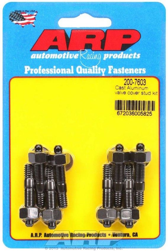 ARP ARP200-7603 Valve Cover Stud Kit 1/4 6pt. (8)