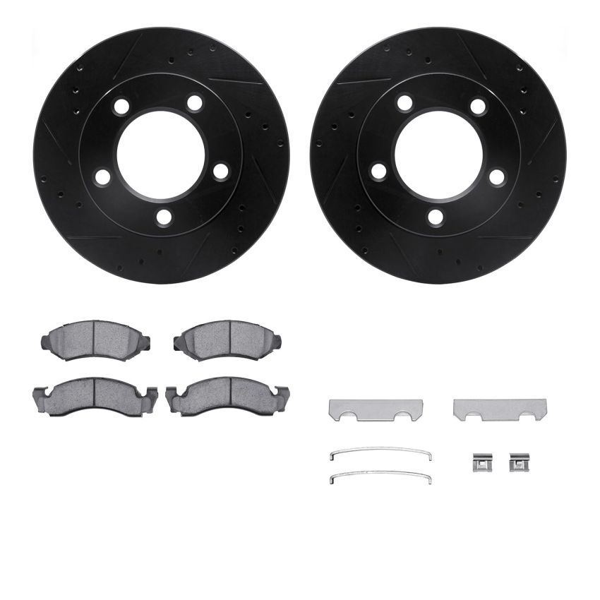 Dynamic Friction 8412-54009 Rotor Kit