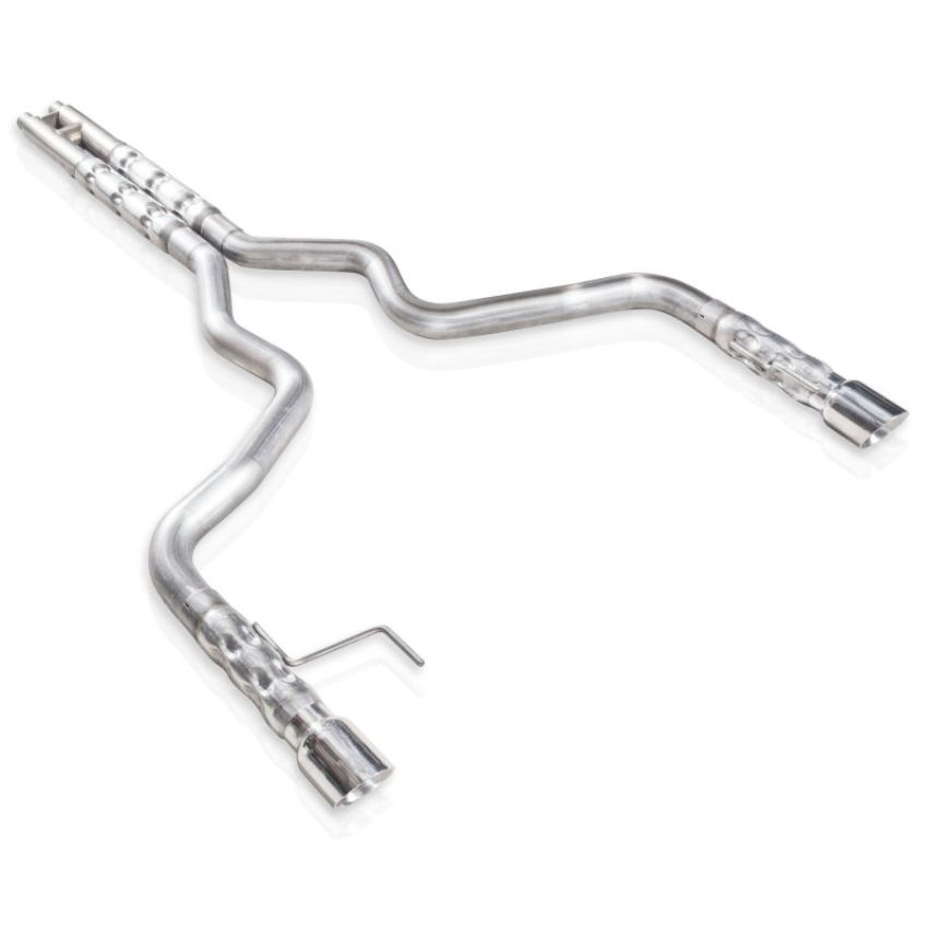 Stainless Works M15CB 2015-16 Mustang GT 3in Catback H-Pipe Retro Chambered Mufflers 2-1/2in Cores