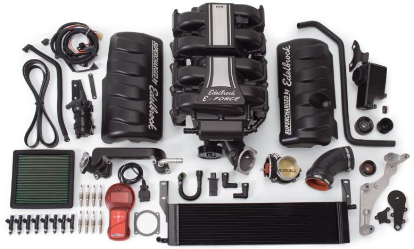 Edelbrock 1580 Supercharger Stage 1 - Street Kit 2005-2009 Ford Mustang 4 6L 3V w/ Tuner