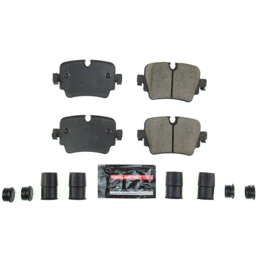 PowerStop Z23-1752 PowerStop - Z23 Daily Driver Carbon-Fiber Ceramic Brake Pads with Hardware Kit