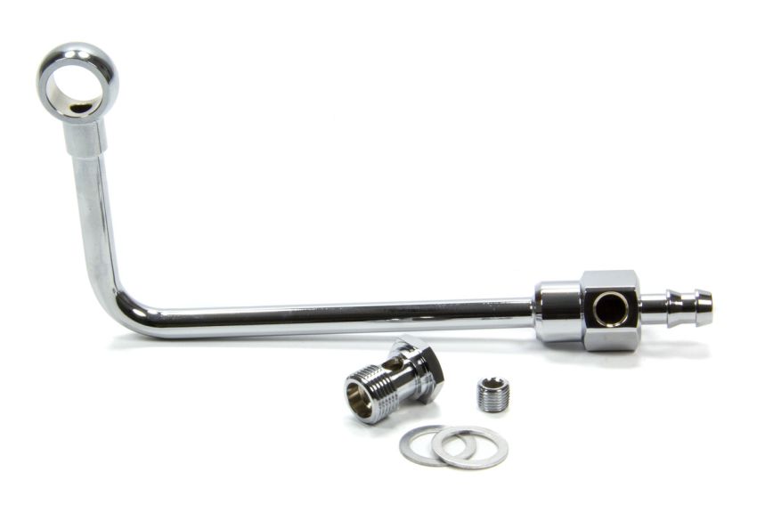 EDELBROCK EDE8126 Chrome Fuel Line for EPS Carb.
