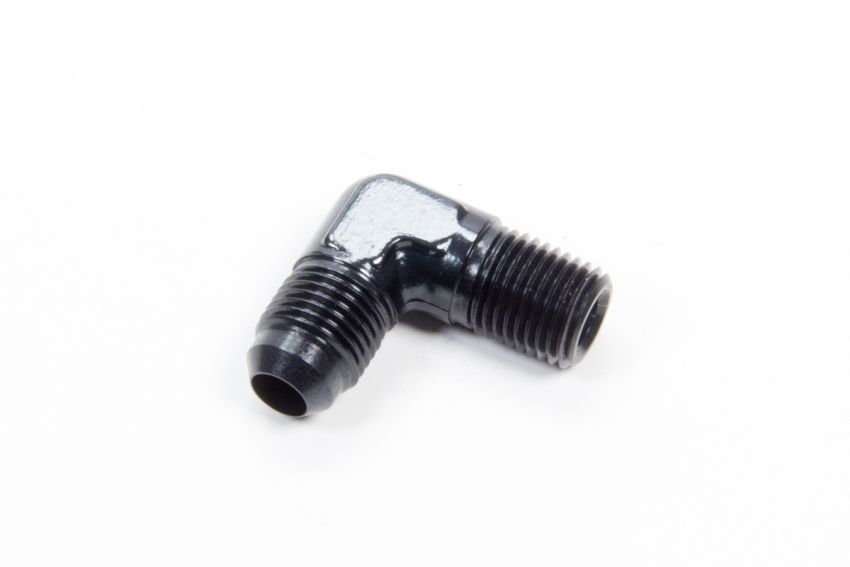 AEROQUIP AERFCM5034 90 Deg Alum #6 Flare 1/4 in Black